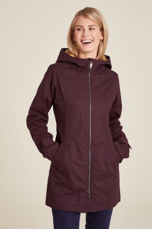 Plum Twill-jakke - økologisk bomull og resirkulert fleece