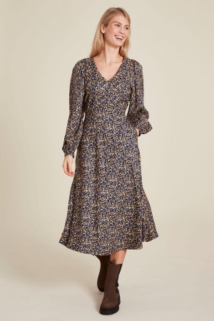 Robe ÉcoVero™ ample en fleur, éco-responsable