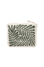 Eco-Friendly Cotton Cosmetic Bag - Abstract Leaves