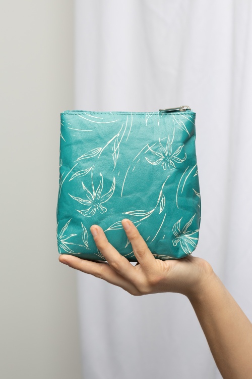 Eco-Friendly PETROL LILY Cosmetic Bag