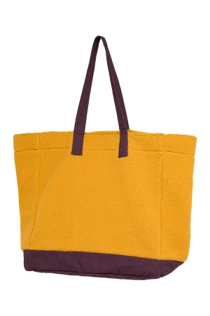 Golden Spice Sherpa Fleece Bag: Miljøvennlig stil