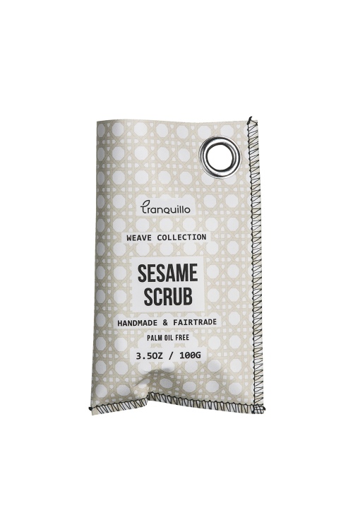 Sesame Scrub Soap with Natural Sesame Extract