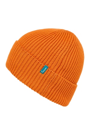 Cappello cotone organico pesca scuro lavorato a maglia