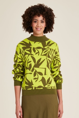 Maglione Primula in Cotone Biologico Jacquard