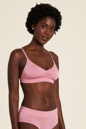 Eco-Friendly Tencel™ Bralette in Vintage Pink