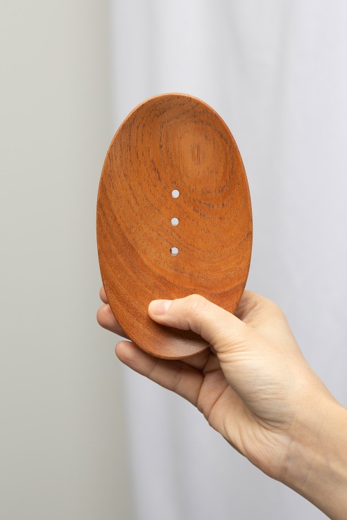 Neem Wood Soap Dish with Antibacterial Properties