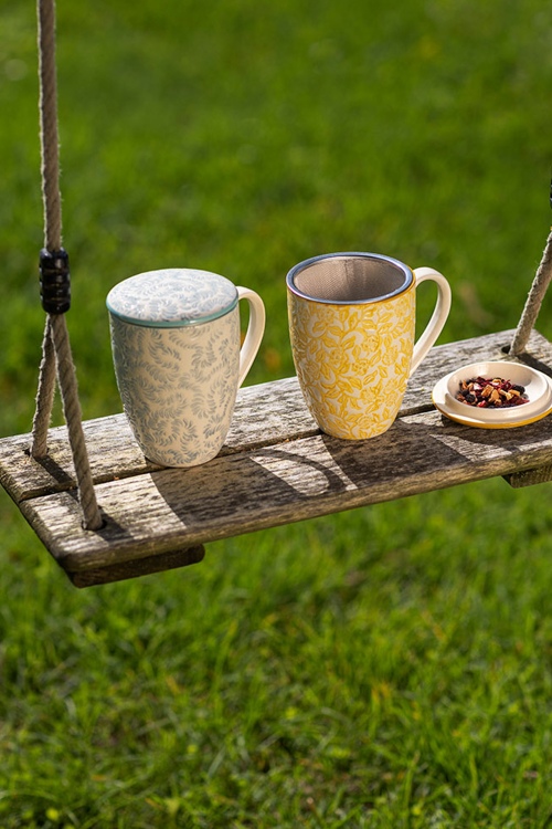 Cup with tea strainer RUSTIC 400 ml