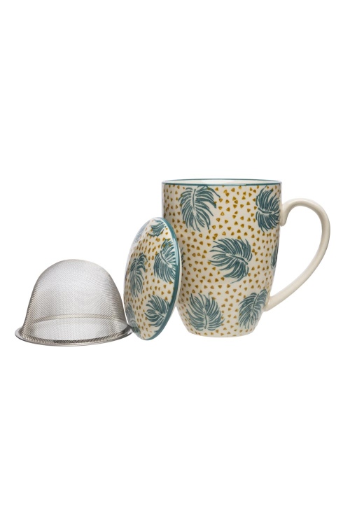 Cup with tea strainer BOHO CHIC 400 ml