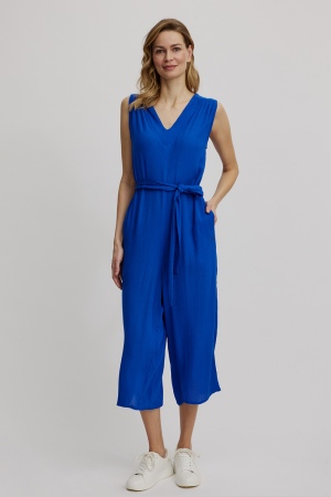 Loose jumpsuit dazzling blue