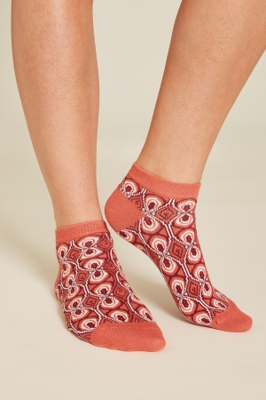 Sneaker socks LAGOON coral