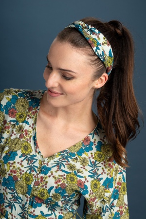 EcoVero™ viscose hairband bouquet