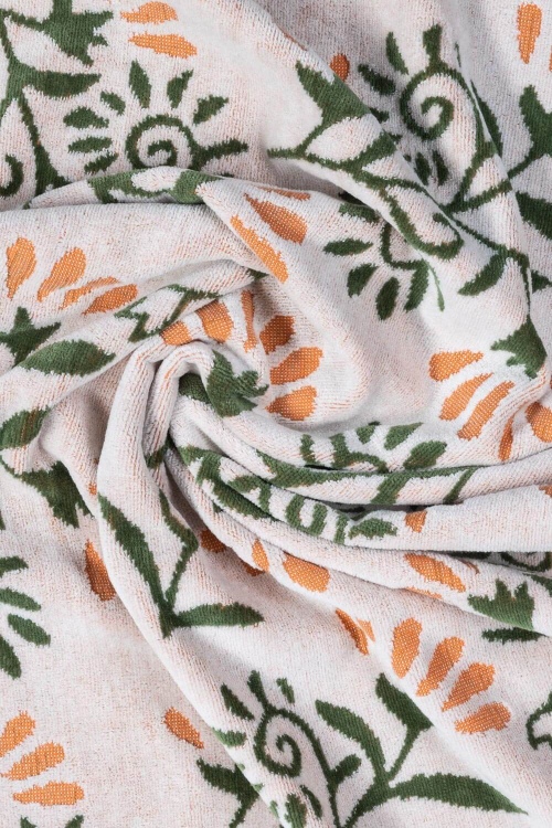 Floral Towel - Organic Cotton for Eco Elegance