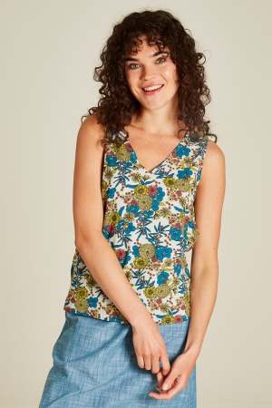 Top made from EcoVero viscose™ bouquet