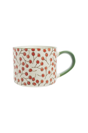 Cup VINTAGE GARDEN red