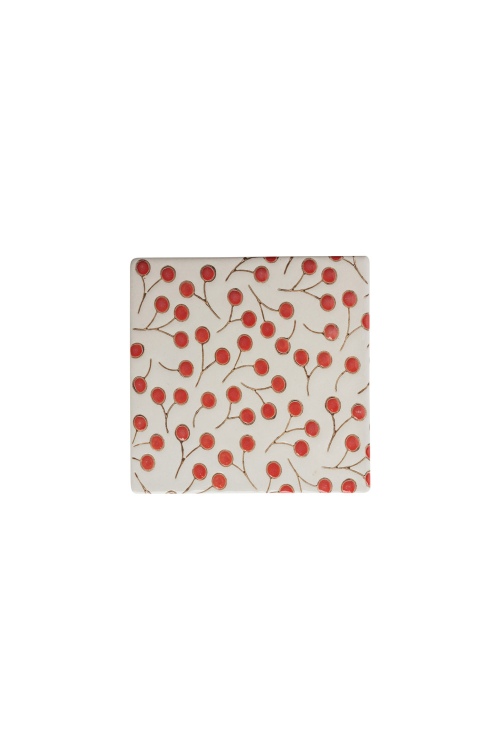 Coaster VINTAGE GARDEN red