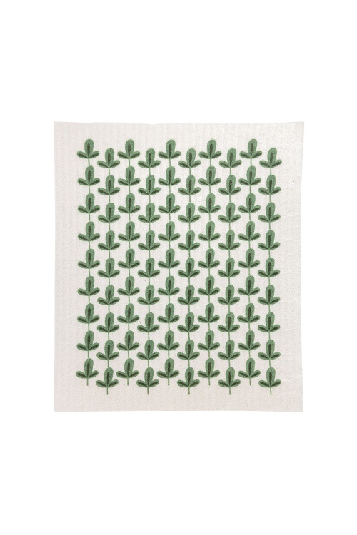 Eco Sponge Cloth Set of 3: Leaves Design