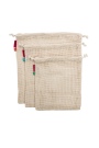 Eco-Friendly Organic Cotton Foodbags - Set of 3