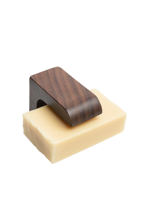 Walnut Soap Holder with Magnetic Design