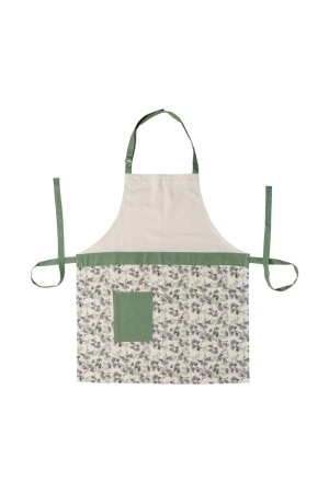 Eco-Friendly Floral Kitchen Apron LEAVES