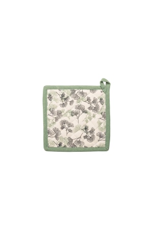 Floral Pot Holder: Eco-Friendly, Organic Cotton