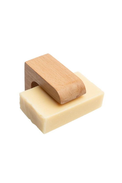 Beech Wood Magnetic Soap Holder for Bathrooms