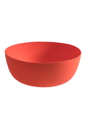 Bol Chic PLAIN 27,8 cm rouge en plastique écologique