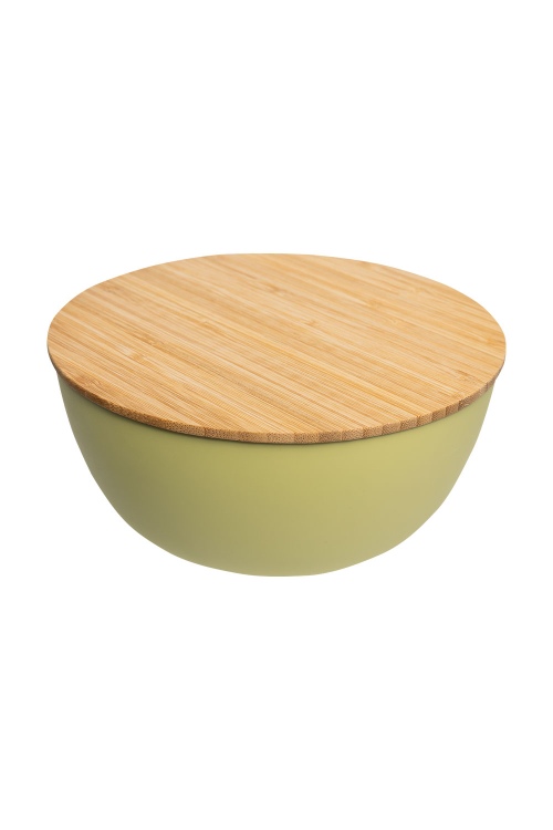 Lime Bowl with Bamboo Lid, Eco-Friendly 18.5 cm