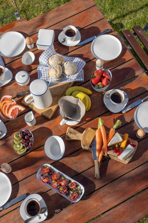 Frokosttallerken i miljøvennlig porselen, 21 cm