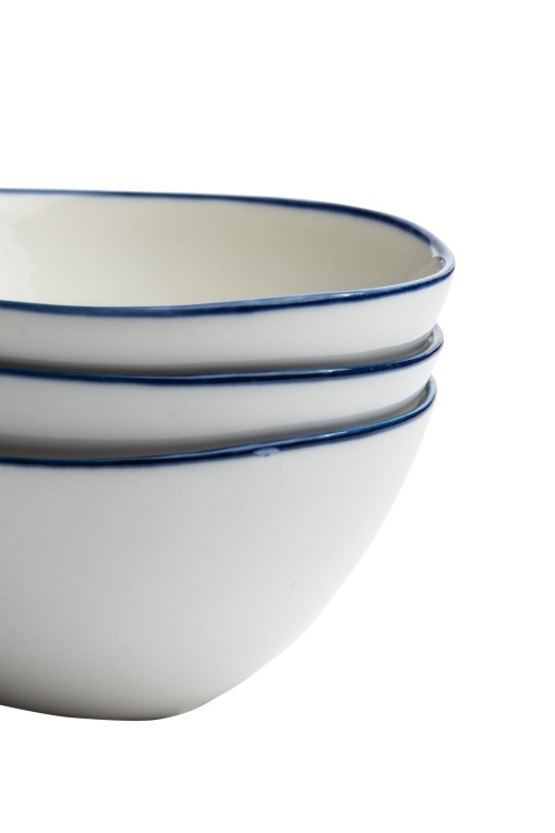 Tigela CLASSIC 12 cm porcelana artesanal azul